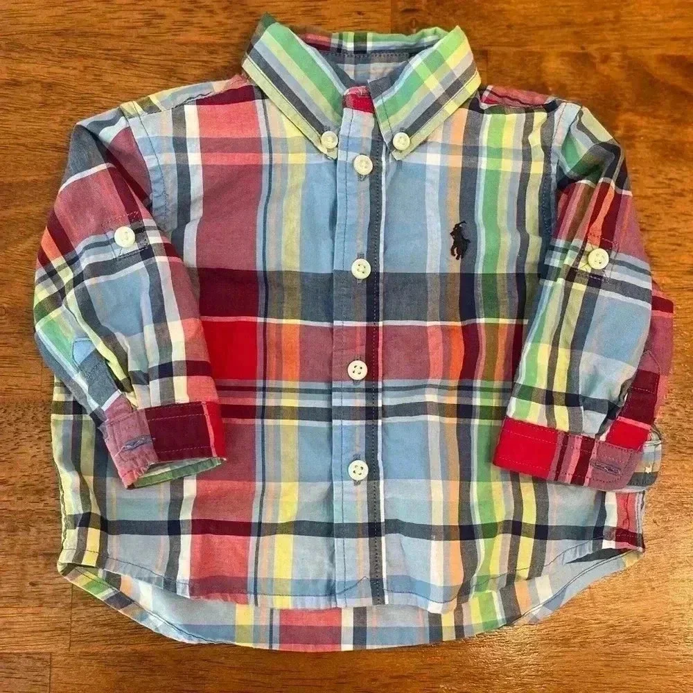 Infant Ralph Lauren Button down shirt size 3 months